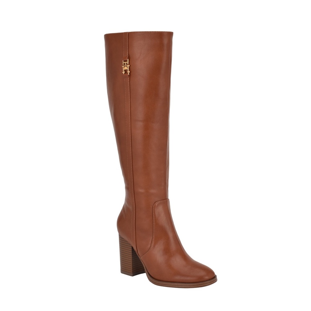 Tommy Hilfiger Women's Ursy Tall Block Heel Boots- Size 9.5